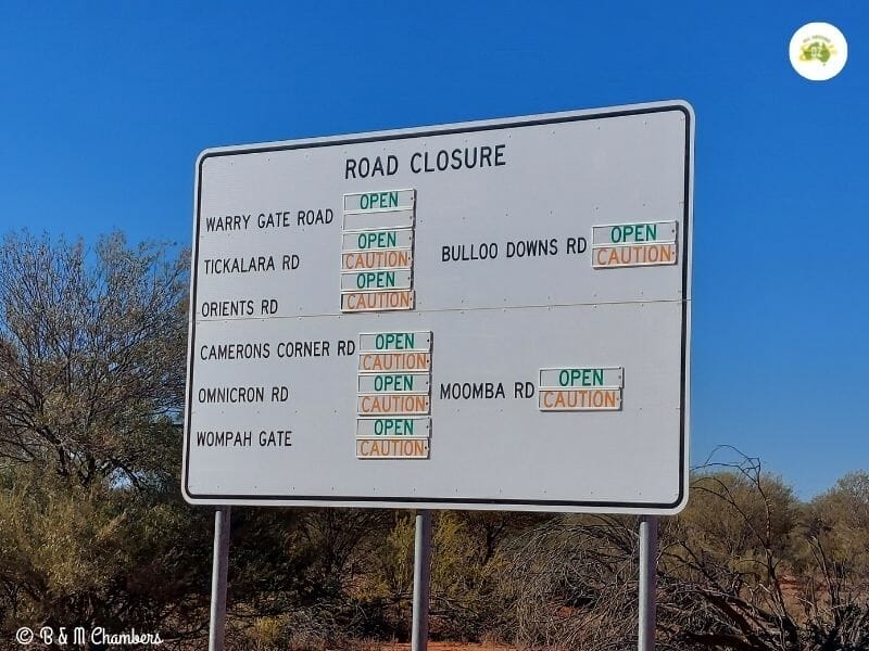 Driving in the Outback - Advisory Signs