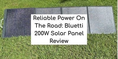 Bluetti 200w solar panel review