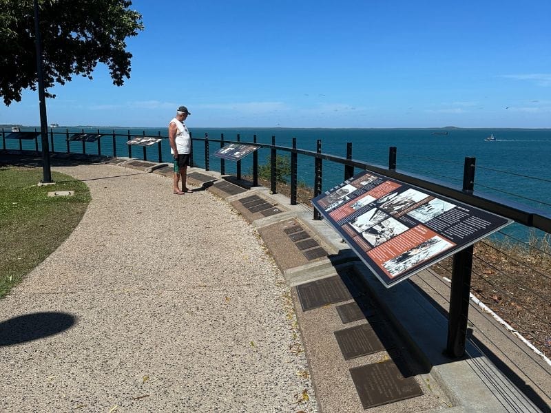 Plaques at Darwin Esplanade